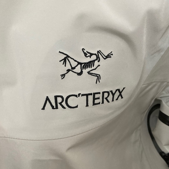 Arc'teryx Light Gray Hooded Jacket - Picture 2 of 4